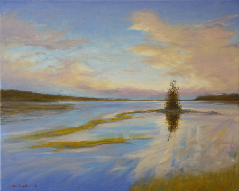 Morning Lake Currimundi 61x76cm Sold